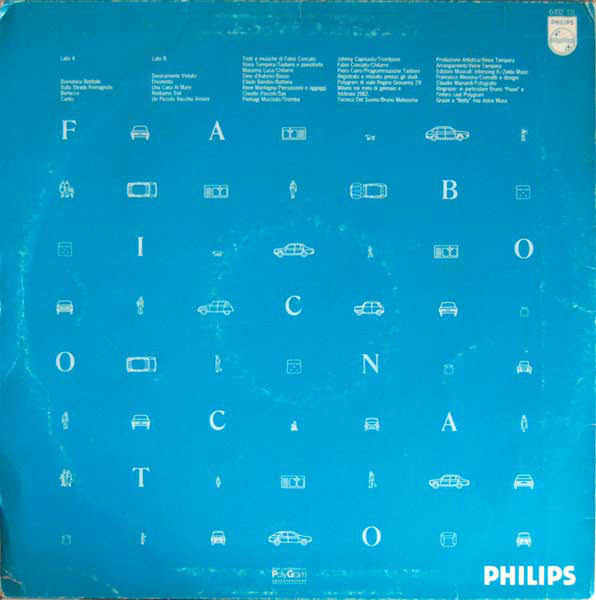 Fabio Concato : Fabio Concato (LP, Album)