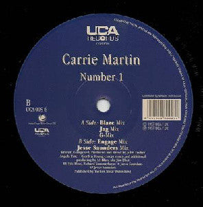Carrie Martin : Number 1 (12")