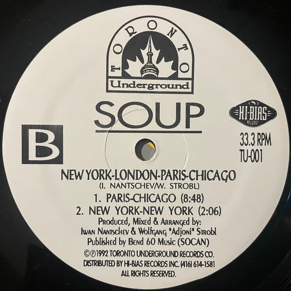 Soup : New York - London - Paris - Chicago (12")