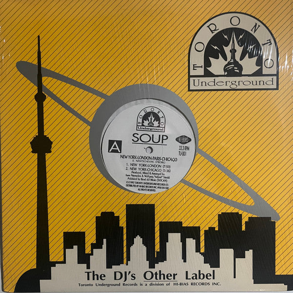 Soup : New York - London - Paris - Chicago (12")