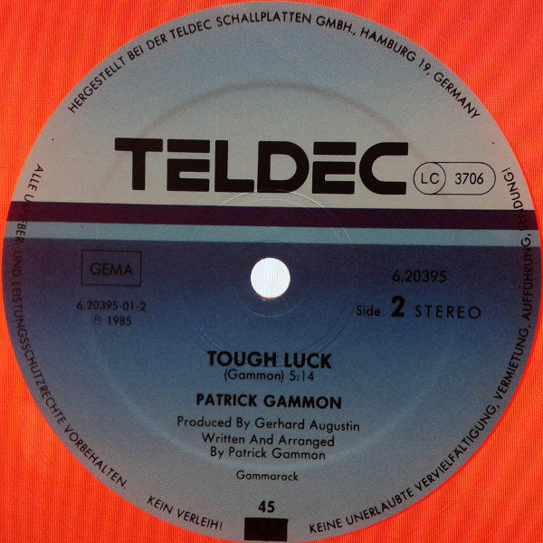 Patrick Gammon : Help Me! (12", Ora)