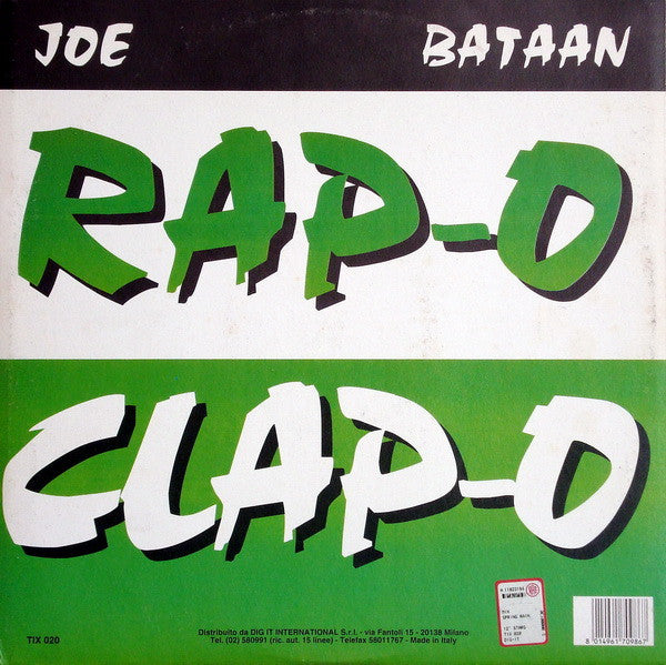 Bebu Silvetti / Joe Bataan : Spring Rain / Rap - O - Clap - O (12")