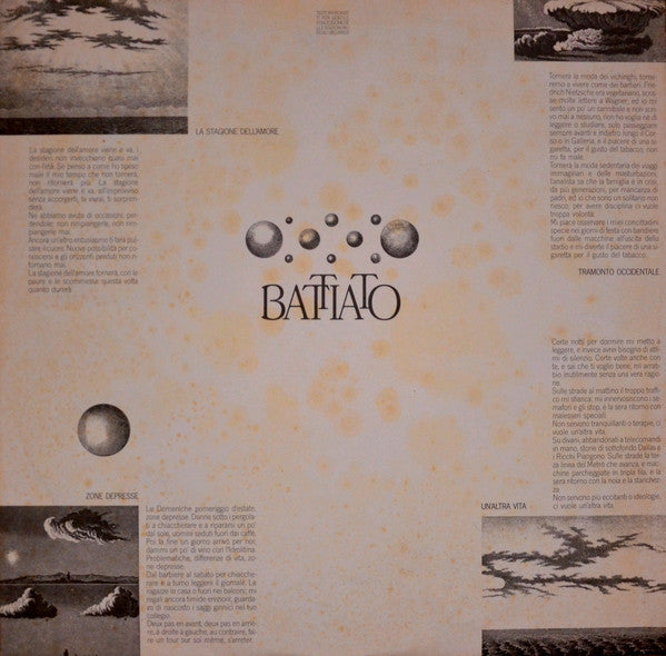 Battiato* : Orizzonti Perduti (LP, Album)