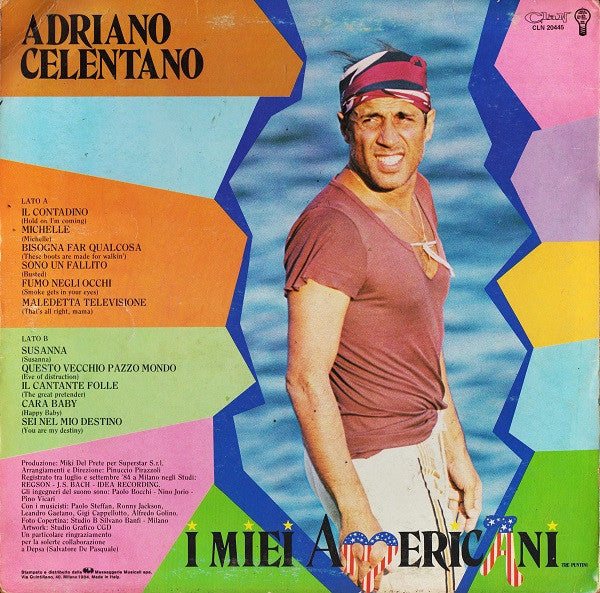 Adriano Celentano : I Miei Americani (Tre Puntini) (LP, Album)