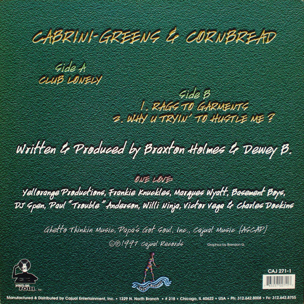 Cabrini-Greens And Cornbread : Cabrini-Greens & Cornbread (12")