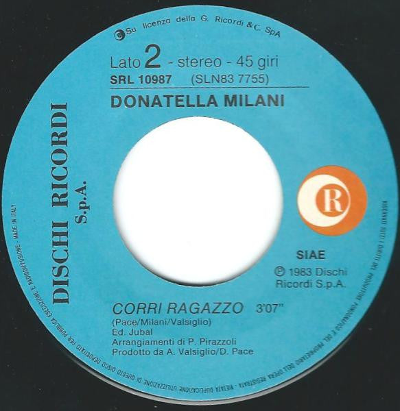 Donatella Milani : Lontani Noi (7")