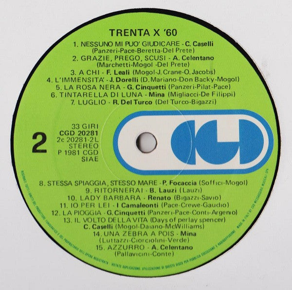 Various : 30x60 (LP, Comp)