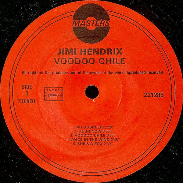 Jimi Hendrix : Voodoo Chile (LP, Comp)