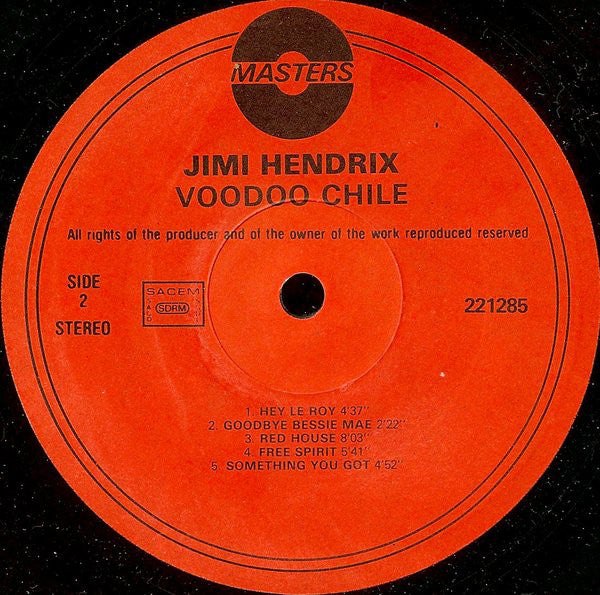 Jimi Hendrix : Voodoo Chile (LP, Comp)
