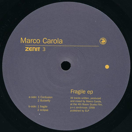 Marco Carola : Fragile EP (12", EP)