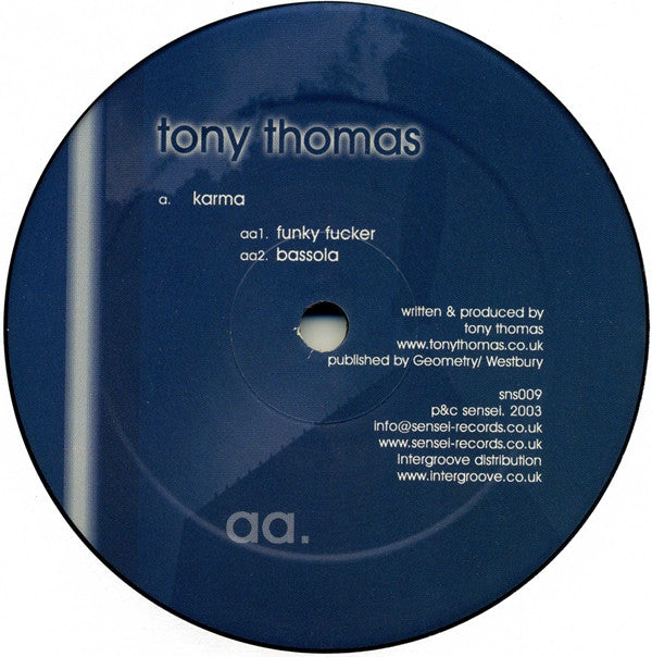 Tony Thomas : Karma (12")