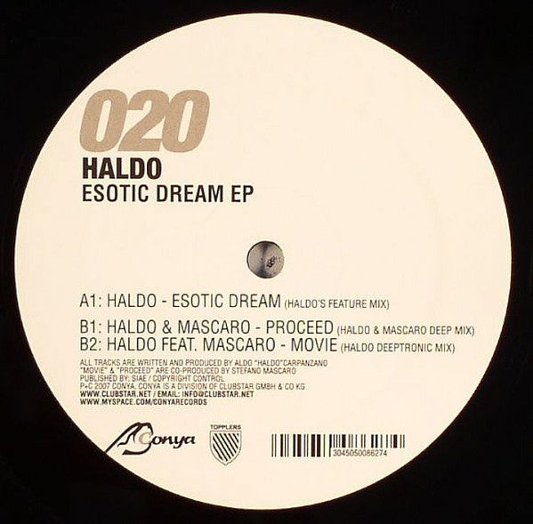 Haldo : Esotic Dream EP (12", EP)