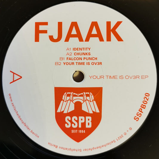 FJAAK : Your Time Is Ov3r EP (12", EP, Ltd)