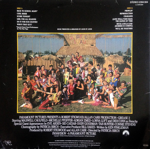 Various : Grease 2 (Original Soundtrack Recording) (LP, Album, Gat)
