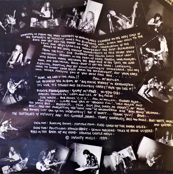 Outskirts Of Infinity : Stoned Crazy (LP, Album)