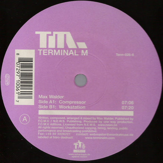 Max Walder : Compressor / Workstation (12")