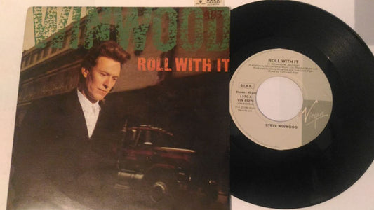 Steve Winwood : Roll With It (7", Single)