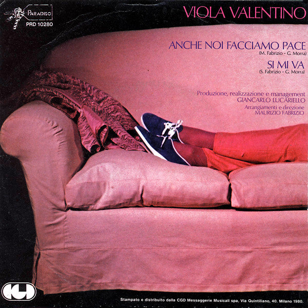 Viola Valentino : Anche Noi Facciamo Pace (7")