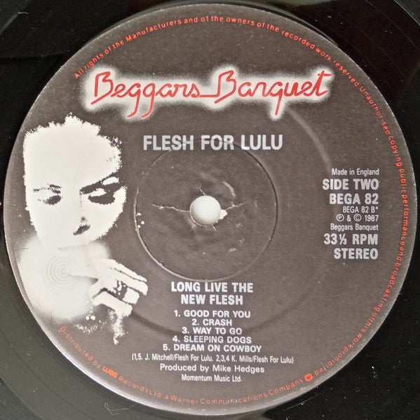 Flesh For Lulu : Long Live The New Flesh (LP, Album)