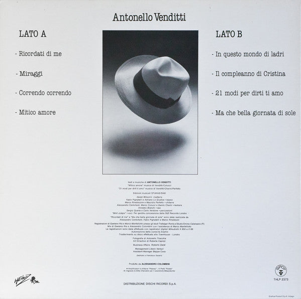 Antonello Venditti : In Questo Mondo Di Ladri (LP, Album)