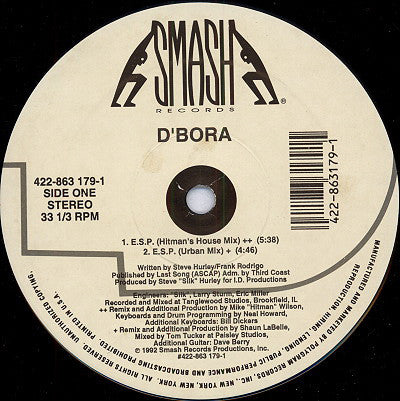 D'Bora : E.S.P. (12", Spe)