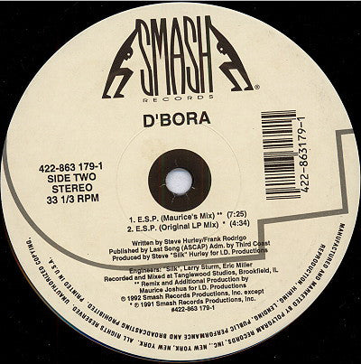 D'Bora : E.S.P. (12", Spe)