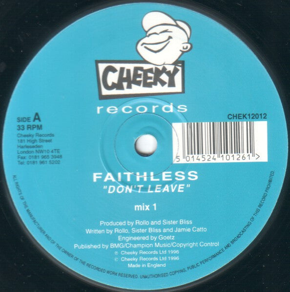 Faithless : Don't Leave (12")