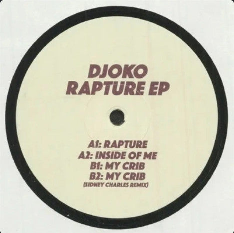 DJOKO (3) : Rapture EP (12", EP)