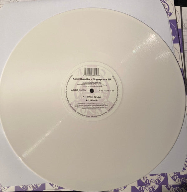 Kerri Chandler : Fingerprintz EP (12", EP, RE, RM, RP, Whi)