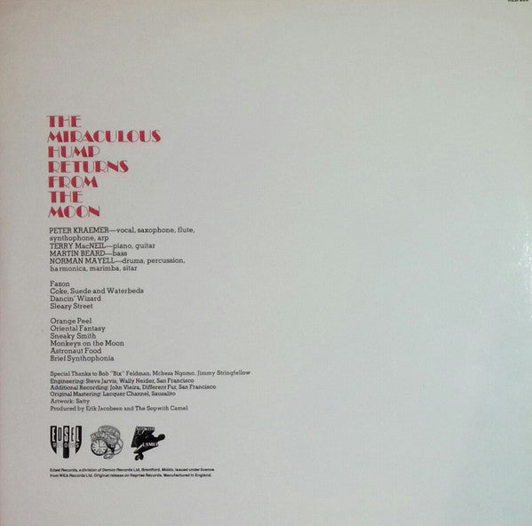 Sopwith Camel : The Miraculous Hump Returns From The Moon (LP, Album, RE)