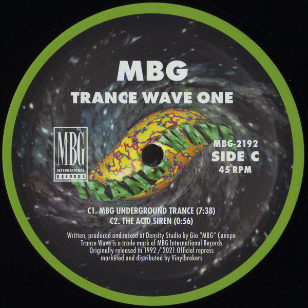 MBG : Trance Wave One (The Other Face Of MBG) (2x12", RE)