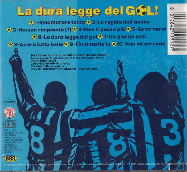 883 : La Dura Legge Del Gol ! (CD, Album)