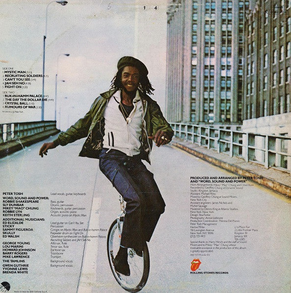 Peter Tosh : Mystic Man (LP, Album)