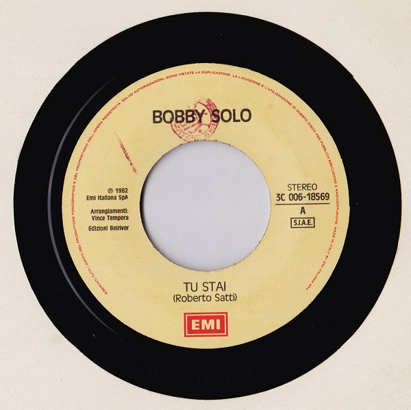 Bobby Solo : Tu Stai (7", Single)