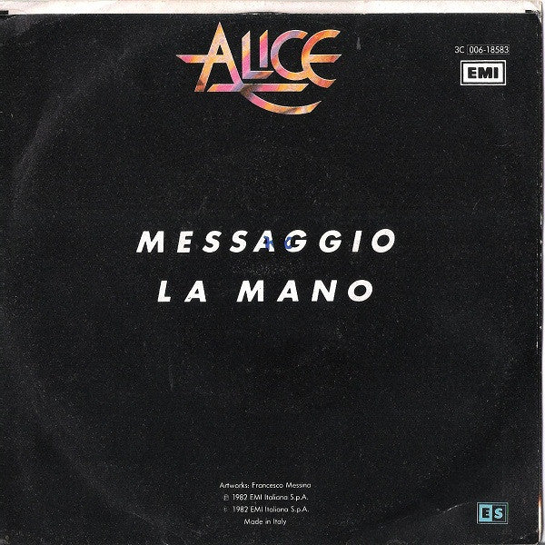 Alice (4) : Messaggio (7")