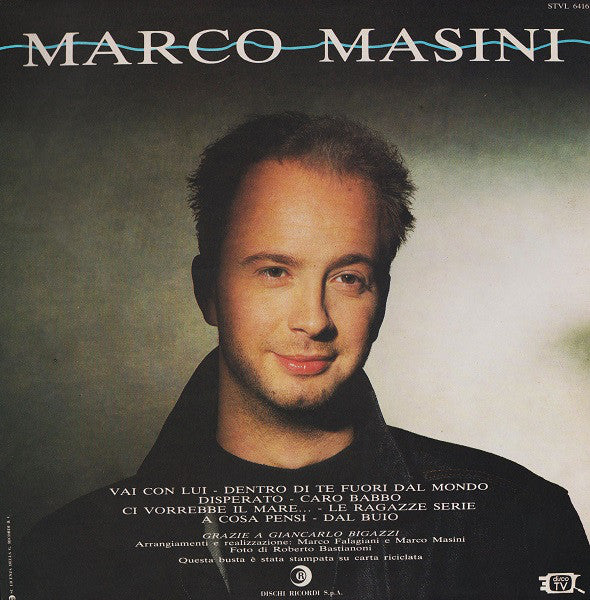 Marco Masini : Marco Masini (LP, Album)
