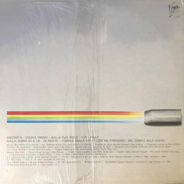 Riccardo Cocciante : Sincerità (LP, Album)