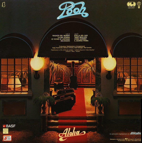 Pooh : Aloha (LP, Album, Gat)