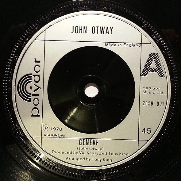 John Otway : Geneve (7", Single)