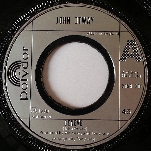 John Otway : Geneve (7", Single)