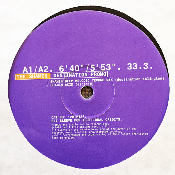 The Shamen : Destination Eschaton (Disco Clash (Techno Vs Hardbag)) (2x12", Promo)