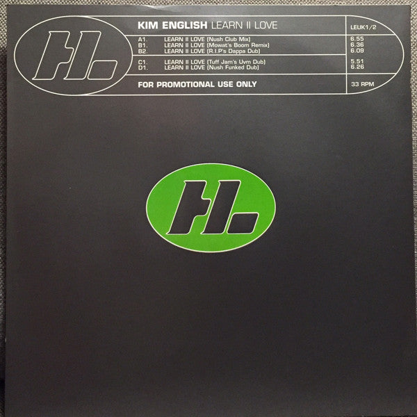 Kim English : Learn II Love (2x12", Promo)