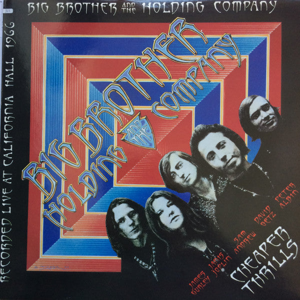 Big Brother & The Holding Company Featuring Janis Joplin : Cheaper Thrills (LP, RE, Whi)