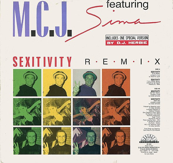 M.C.J. Featuring Sima : Sexitivity (Remix) (12")