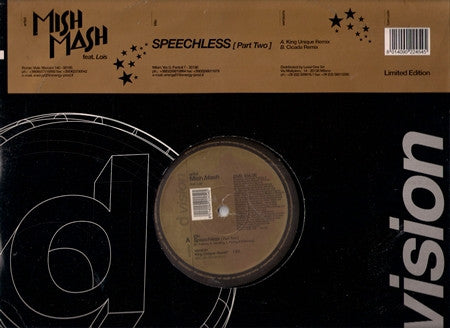 Mish Mash (2) Feat. Lois : Speechless (Part Two) (12", Ltd)