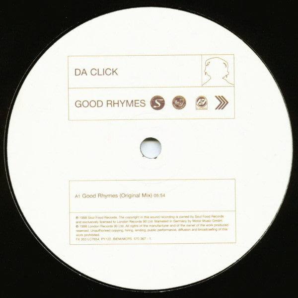 Da Click : Good Rhymes (12")