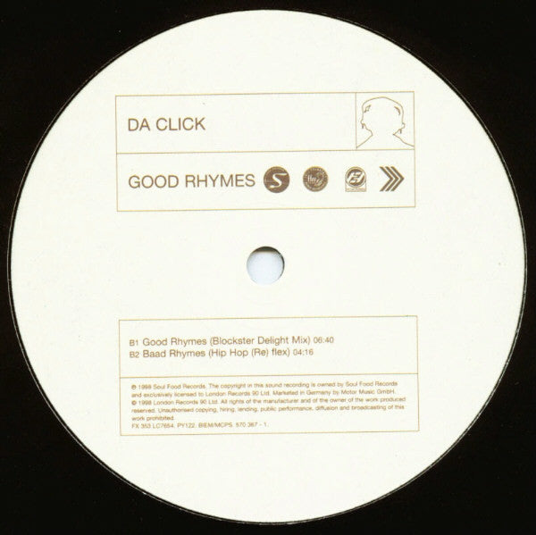 Da Click : Good Rhymes (12")
