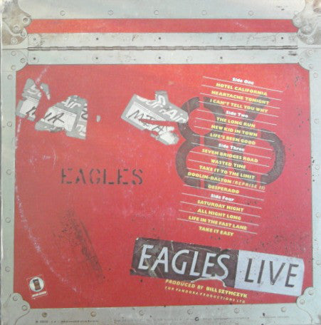 Eagles : Eagles Live (2xLP, Album, Gat)