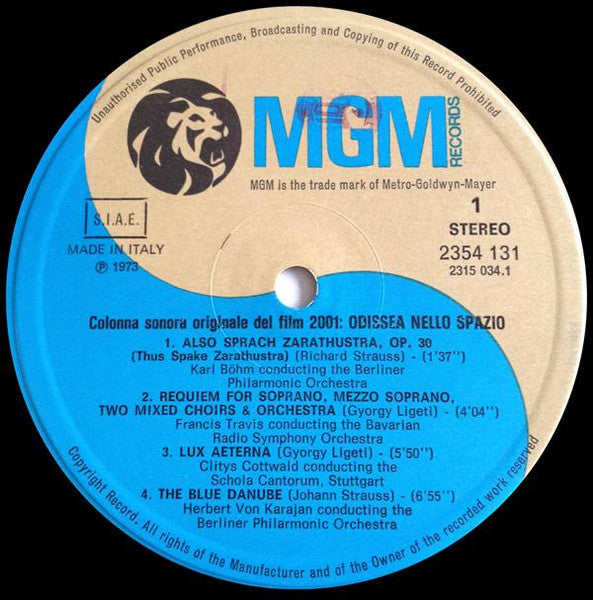 Various : 2001 Odissea Nello Spazio (LP, RE)