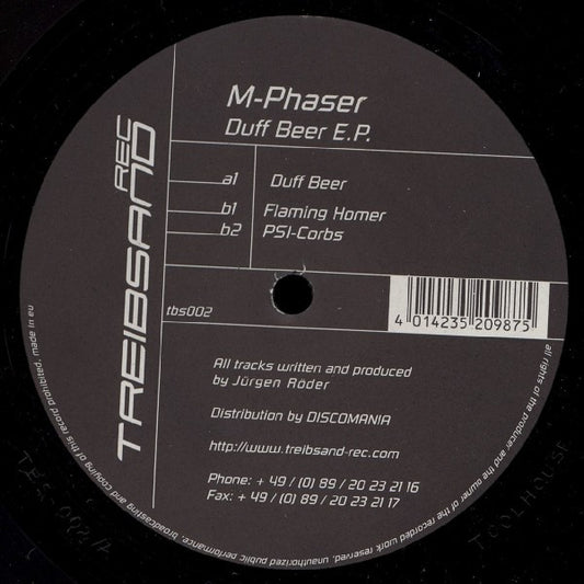 M-Phaser : Duff Beer E.P. (12", EP)